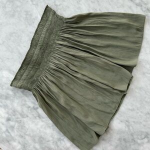 Ramy Brook Olive Green Mini Skirt